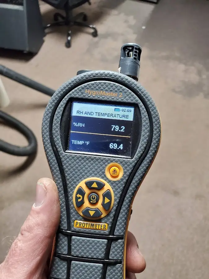 Moisture meter humidity assessment for Mold Remediation & Removal in Valley City